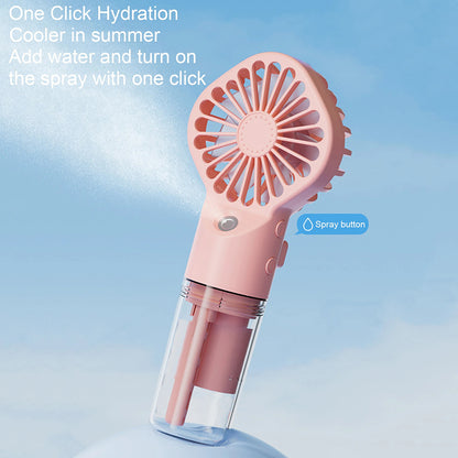 Přenosný ventilátor Techsuit G10, růžový