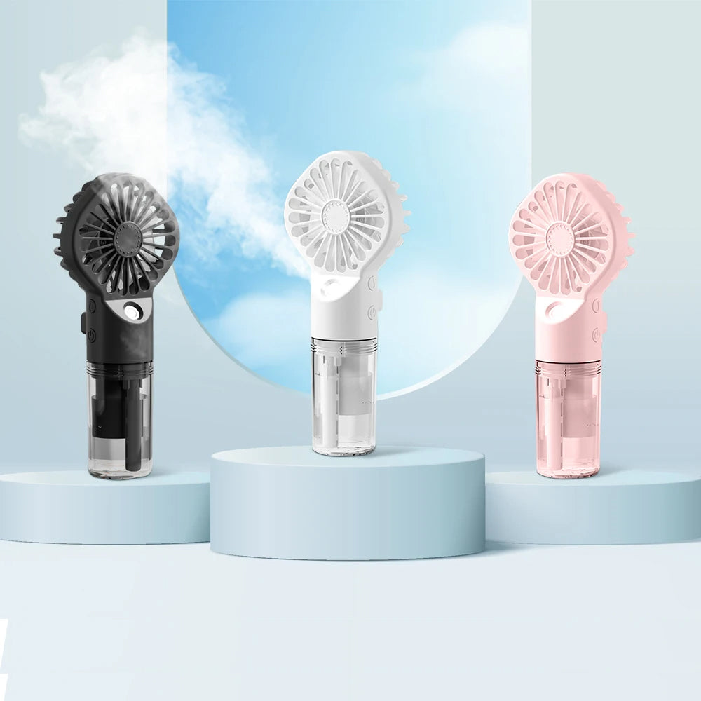 Přenosný ventilátor Techsuit G10, růžový
