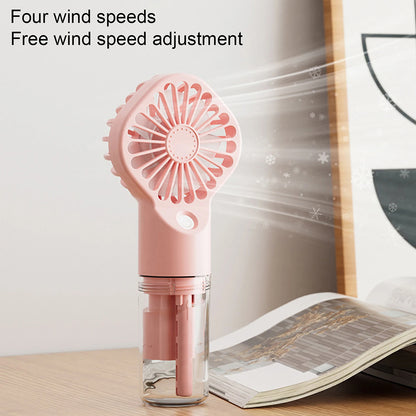 Přenosný ventilátor Techsuit G10, růžový