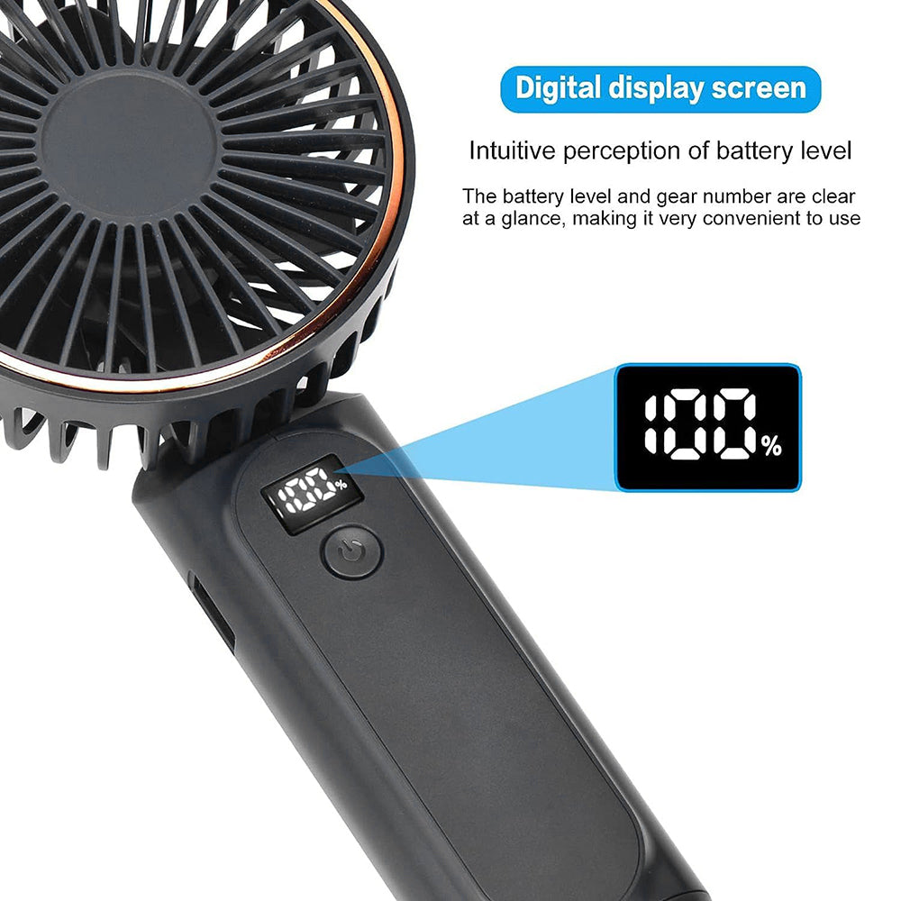 Přenosný ventilátor Techsuit M12, černý