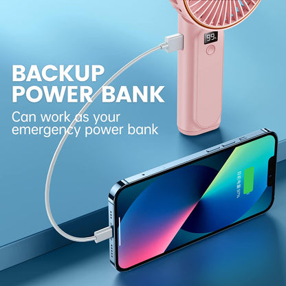Přenosný ventilátor Techsuit M12, bílý