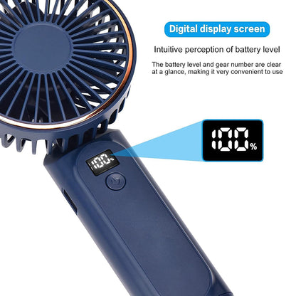 Přenosný ventilátor Techsuit M12, modrý