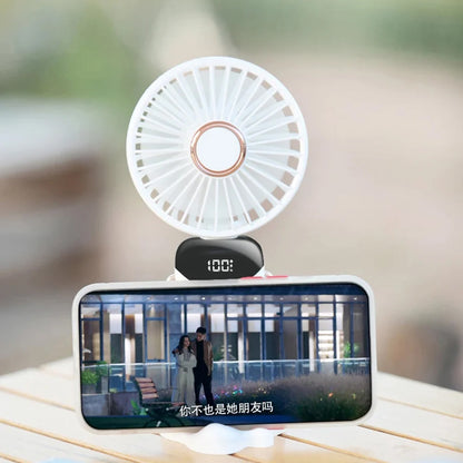 Přenosný ventilátor Techsuit N15, růžový