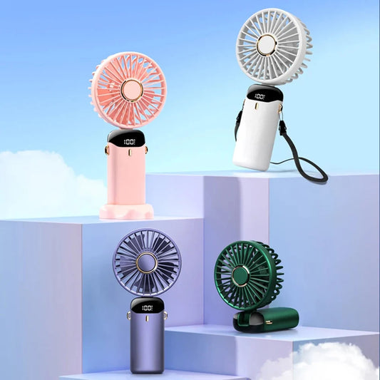 Přenosný ventilátor Techsuit N15, růžový