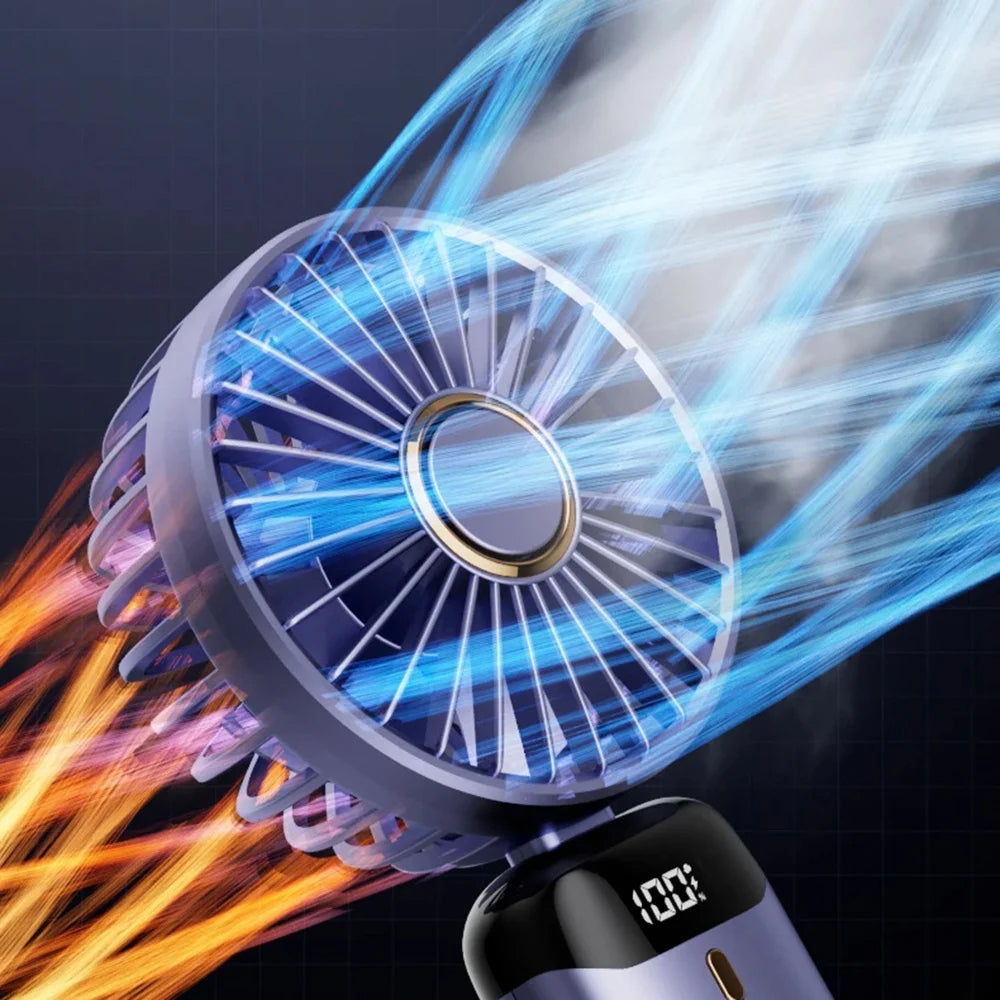 Přenosný ventilátor Techsuit N15, růžový
