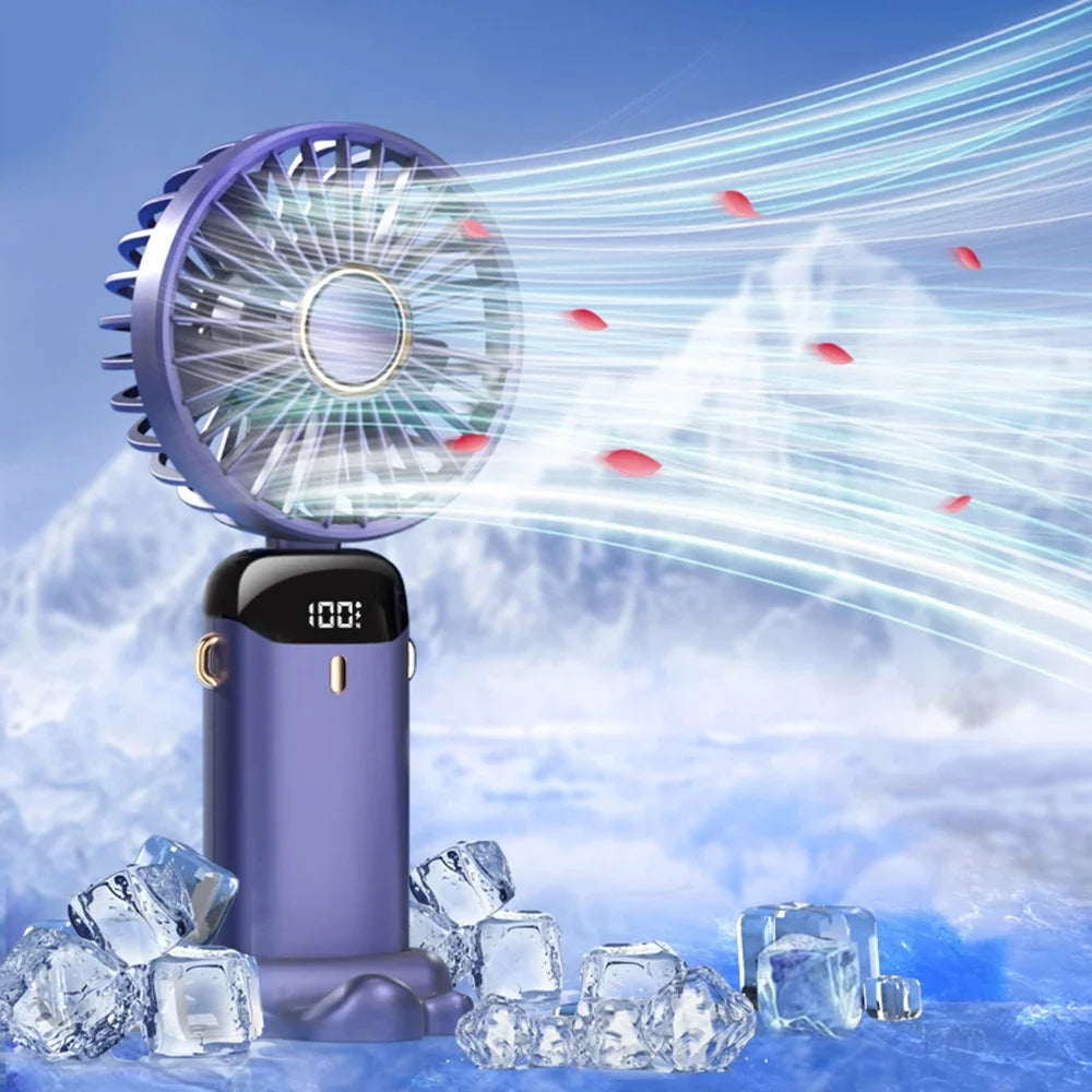 Přenosný ventilátor Techsuit N15, růžový