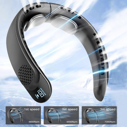 Přenosný ventilátor Techsuit S8, černý