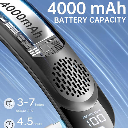 Přenosný ventilátor Techsuit S8, černý