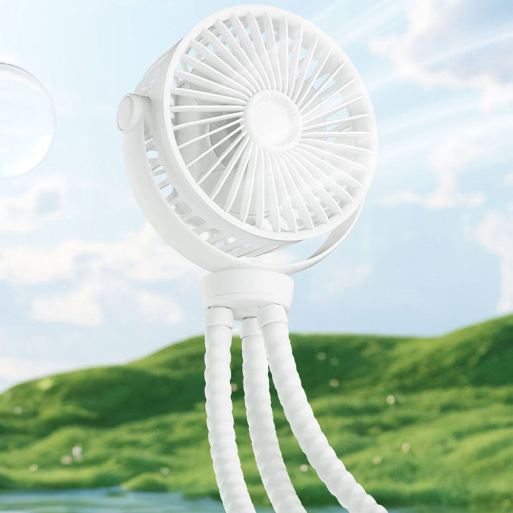 Přenosný ventilátor Techsuit VP1, bílý