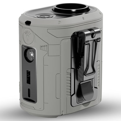 Přenosný ventilátor Techsuit Z14 s externí baterií 5000mAh, šedý