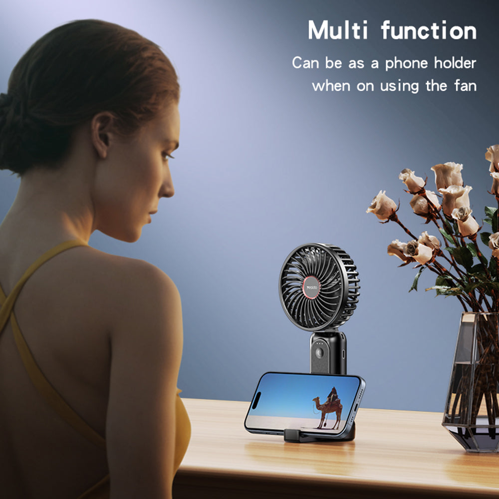 Přenosný ventilátor Yesido YF10, černý