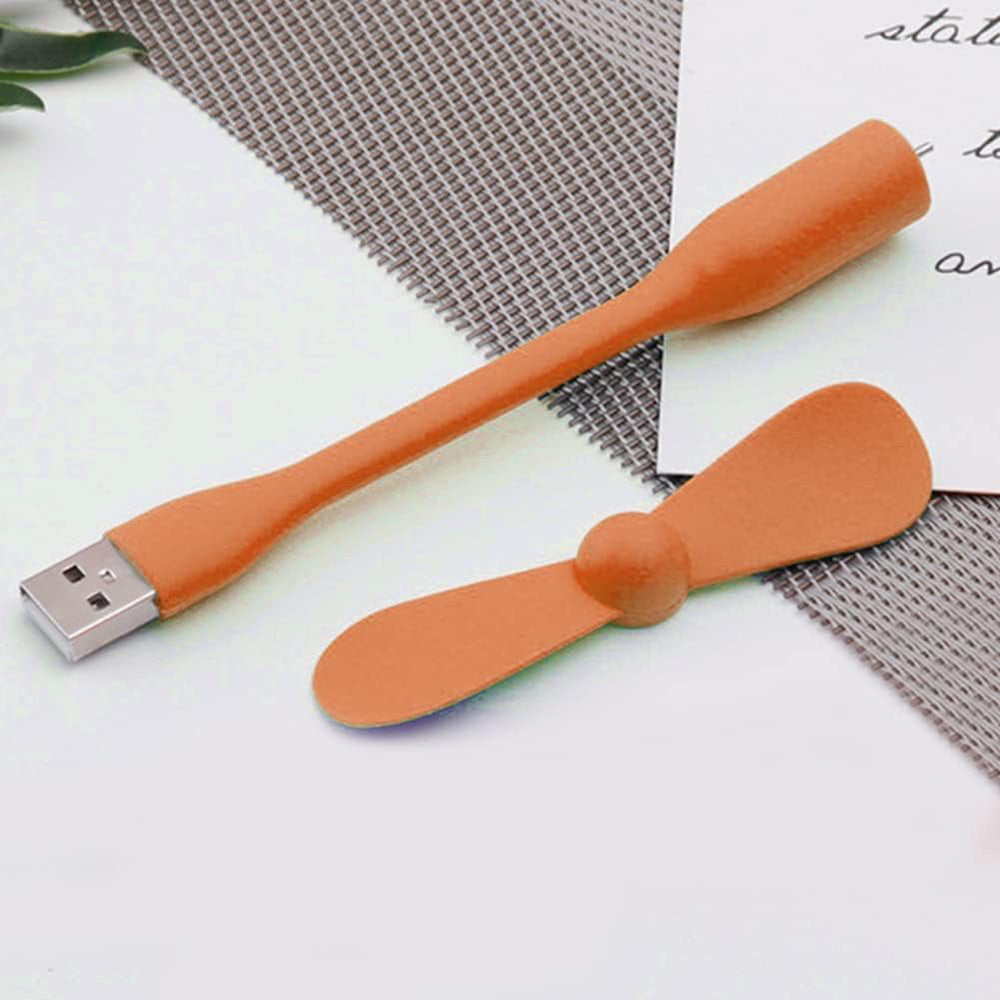 USB ventilátor Techsuit TUF1, oranžový