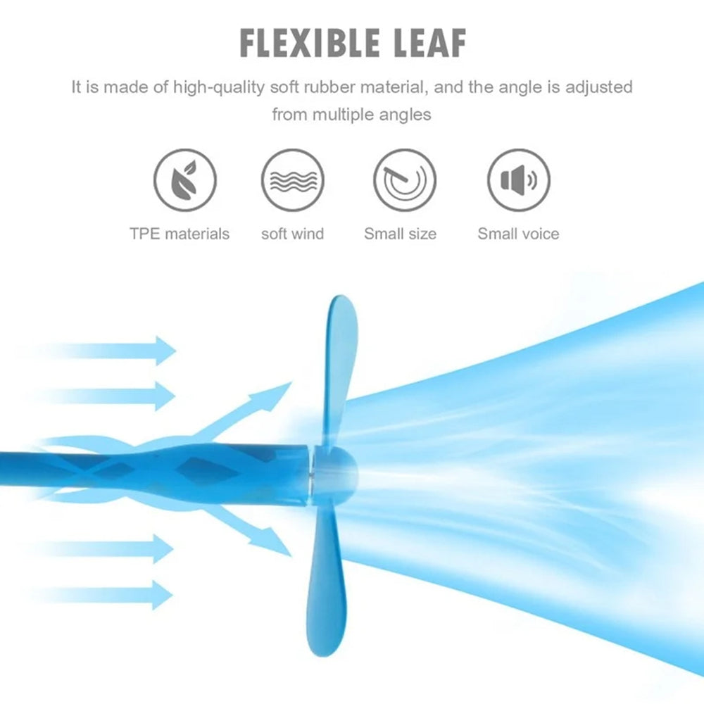 USB ventilátor Techsuit TUF1, oranžový