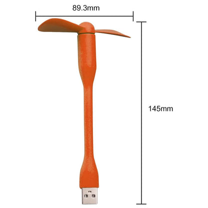 USB ventilátor Techsuit TUF1, oranžový