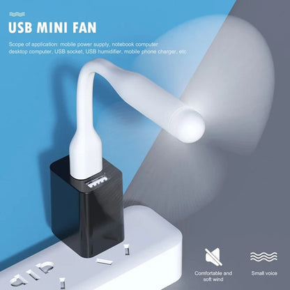 USB ventilátor Techsuit TUF1, oranžový
