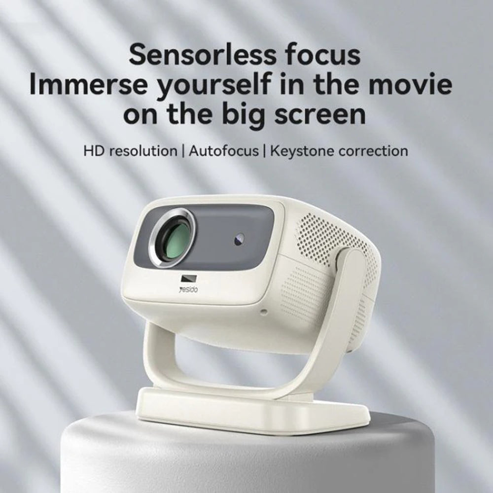 Videoprojektor Yesido TV13, 720P, 190ANSI, Android 9.0, Bílý
