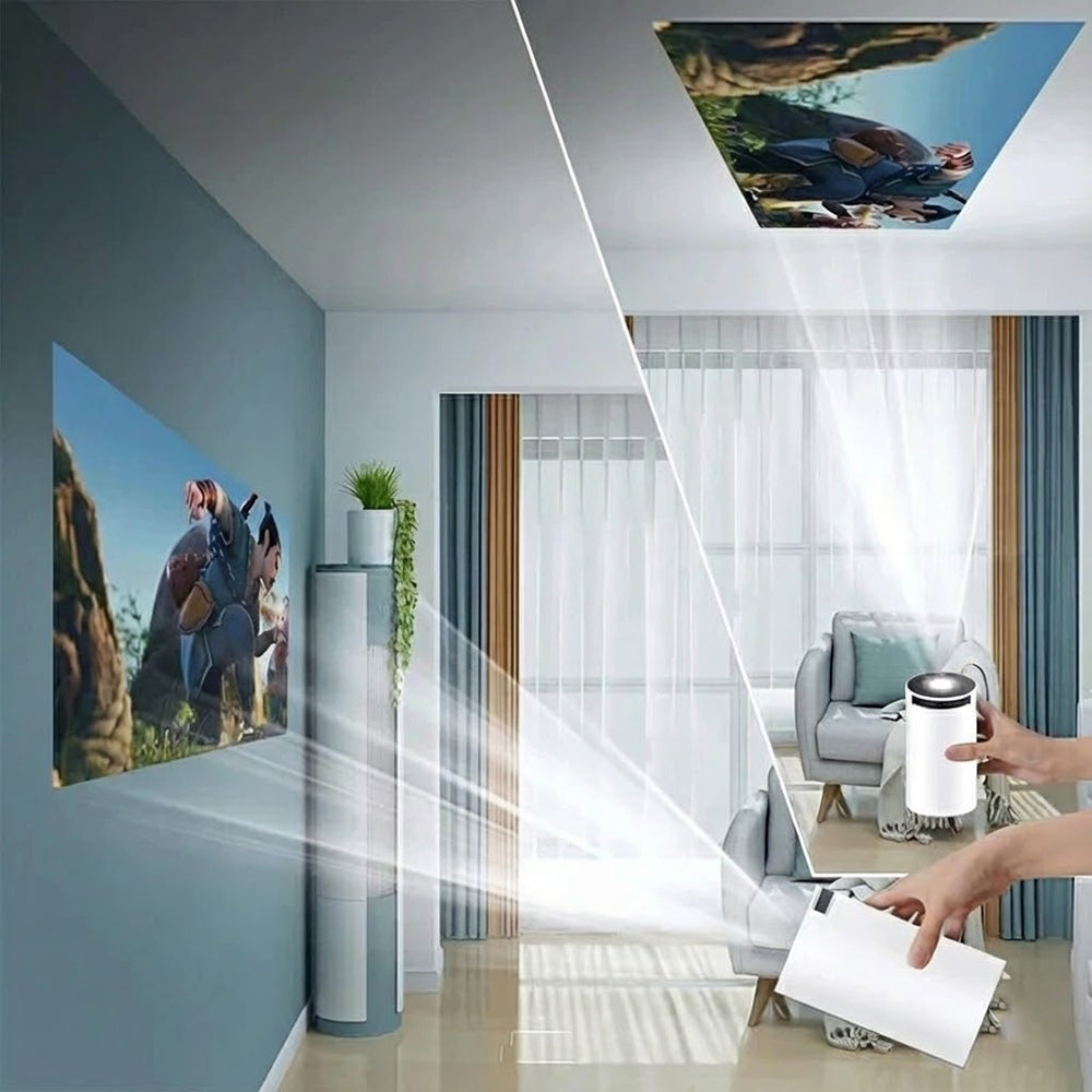 Videoprojektor Yesido TV14, 720P, 120ANSI, Bílý