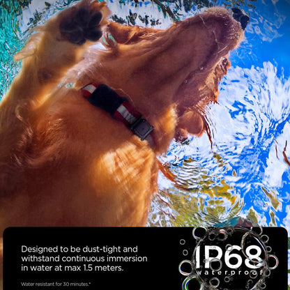 Obojek pro domácí zvířata se stojanem Spigen Tough Armor pro Apple AirTag, černý